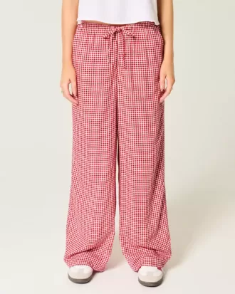 Pantaloni Slub cu tragere