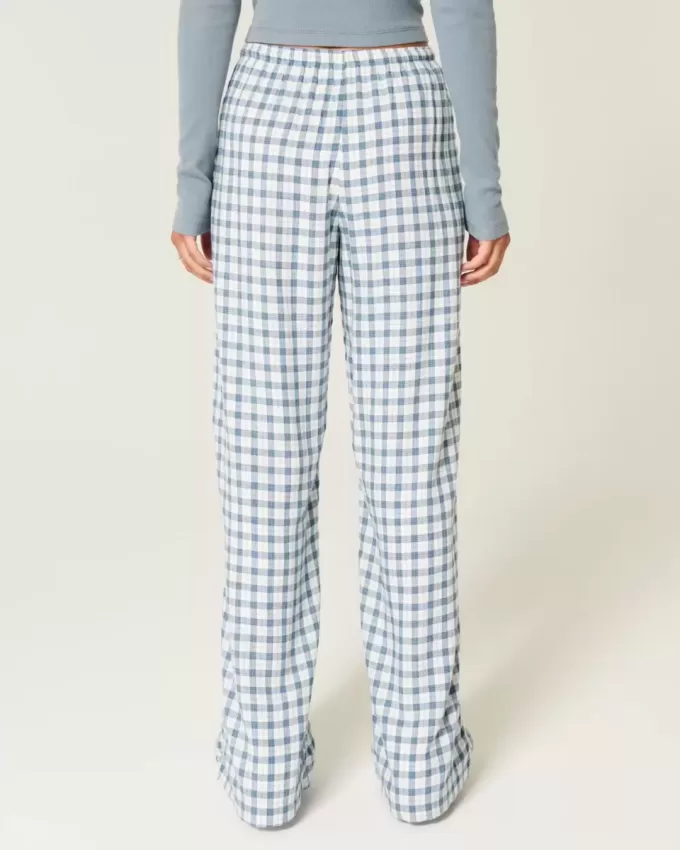 Pantaloni Slub cu tragere Pantaloni Slub cu tragere