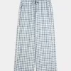 Pantaloni Slub cu tragere Pantaloni Slub cu tragere