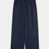 Pantaloni Slub cu tragere Pantaloni Slub cu tragere