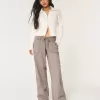 Pantaloni super baggy cu talie joasă Pantaloni super baggy cu talie joasă