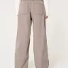 Pantaloni super baggy cu talie joasă Pantaloni super baggy cu talie joasă