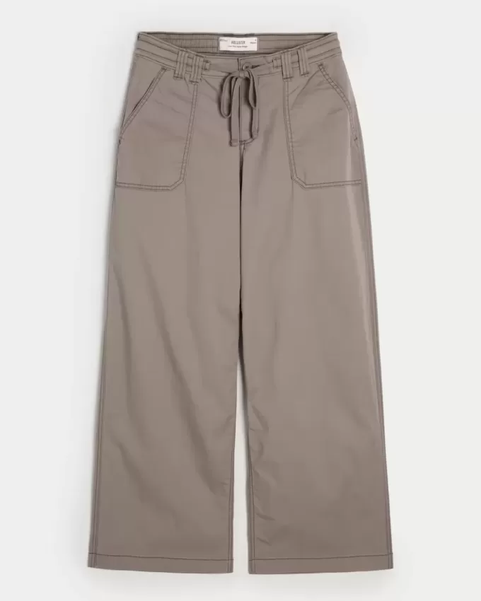 Pantaloni super baggy cu talie joasă Pantaloni super baggy cu talie joasă