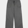 Pantaloni super baggy cu talie joasă Pantaloni super baggy cu talie joasă