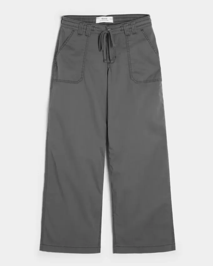 Pantaloni super baggy cu talie joasă Pantaloni super baggy cu talie joasă