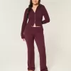 Pantaloni tip cizme cu talie pliabilă din tricot Gilly Hicks Pantaloni tip cizme cu talie pliabilă din tricot Gilly Hicks