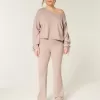 Pantaloni tip cizme cu talie pliabilă din tricot Gilly Hicks Pantaloni tip cizme cu talie pliabilă din tricot Gilly Hicks