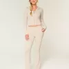 Pantaloni tip cizme cu talie pliabilă din tricot Gilly Hicks Pantaloni tip cizme cu talie pliabilă din tricot Gilly Hicks