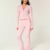 Pantaloni tip cizme cu talie pliabilă din tricot Gilly Hicks Pantaloni tip cizme cu talie pliabilă din tricot Gilly Hicks