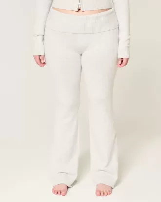 Pantaloni tip cizme cu talie pliabilă din tricot Gilly Hicks