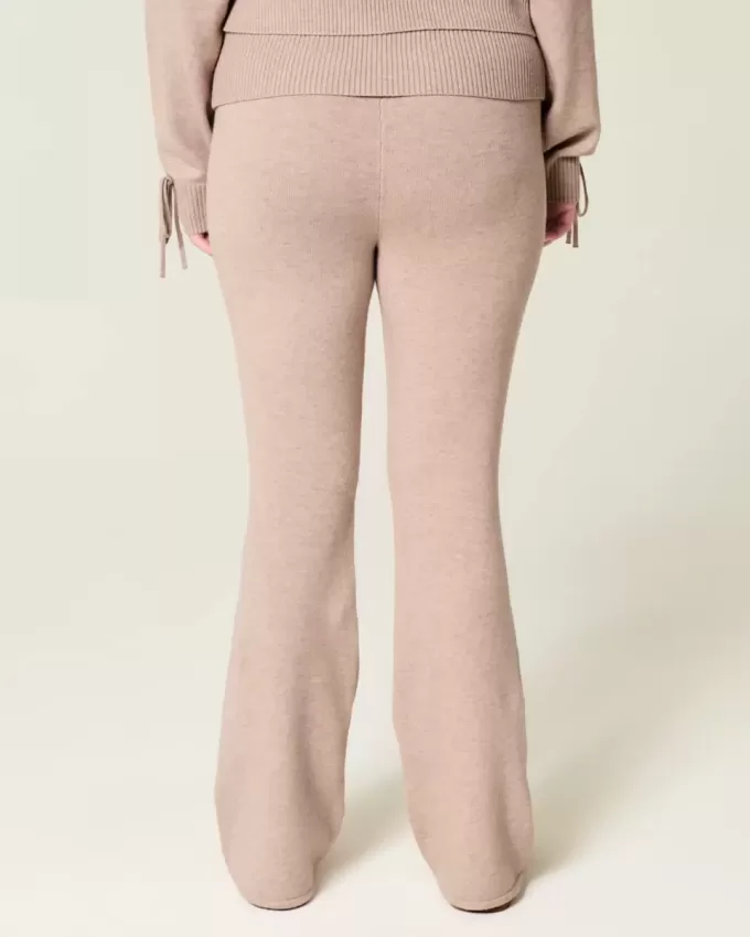 Pantaloni tip cizme cu talie pliabilă din tricot Gilly Hicks Pantaloni tip cizme cu talie pliabilă din tricot Gilly Hicks