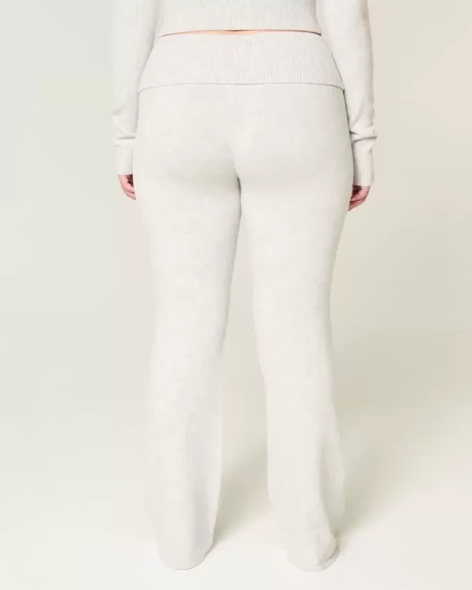 Pantaloni tip cizme cu talie pliabilă din tricot Gilly Hicks Pantaloni tip cizme cu talie pliabilă din tricot Gilly Hicks