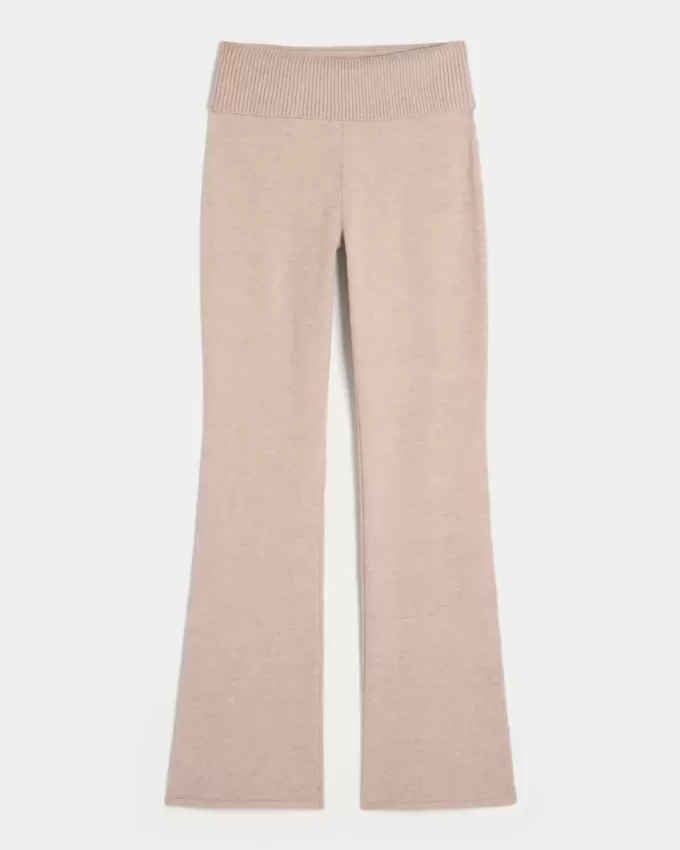 Pantaloni tip cizme cu talie pliabilă din tricot Gilly Hicks Pantaloni tip cizme cu talie pliabilă din tricot Gilly Hicks