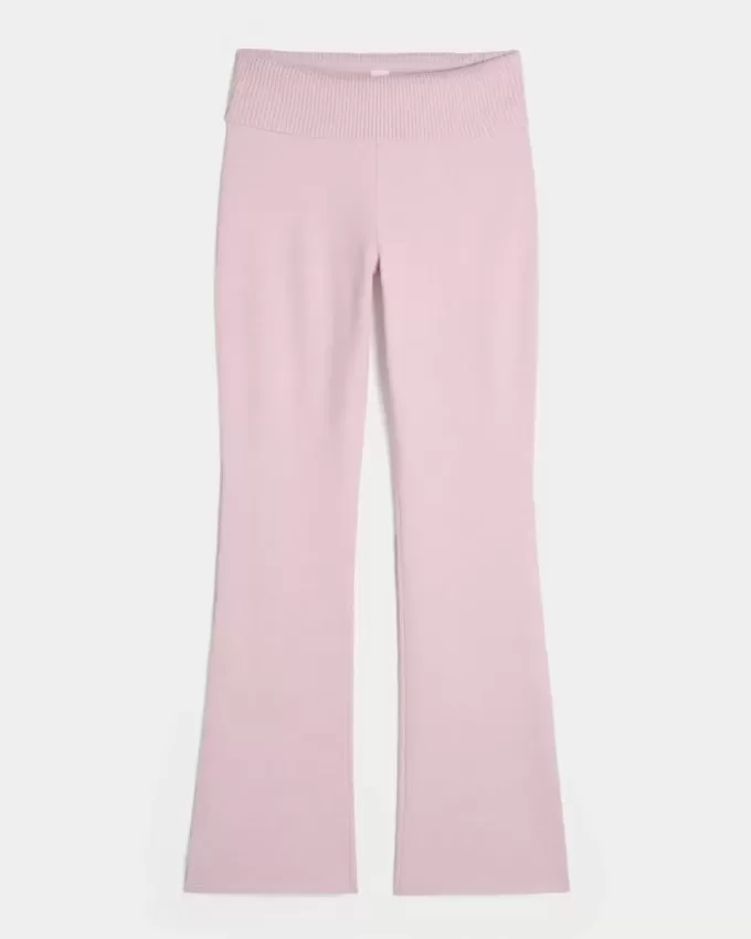 Pantaloni tip cizme cu talie pliabilă din tricot Gilly Hicks Pantaloni tip cizme cu talie pliabilă din tricot Gilly Hicks