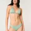 Parte de jos de bikini cu nervuri