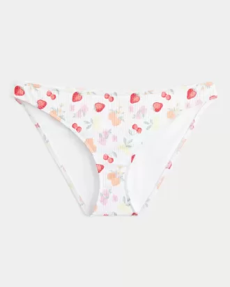 Parte de jos de bikini cu nervuri