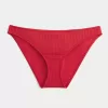 Parte de jos de bikini cu nervuri Parte de jos de bikini cu nervuri