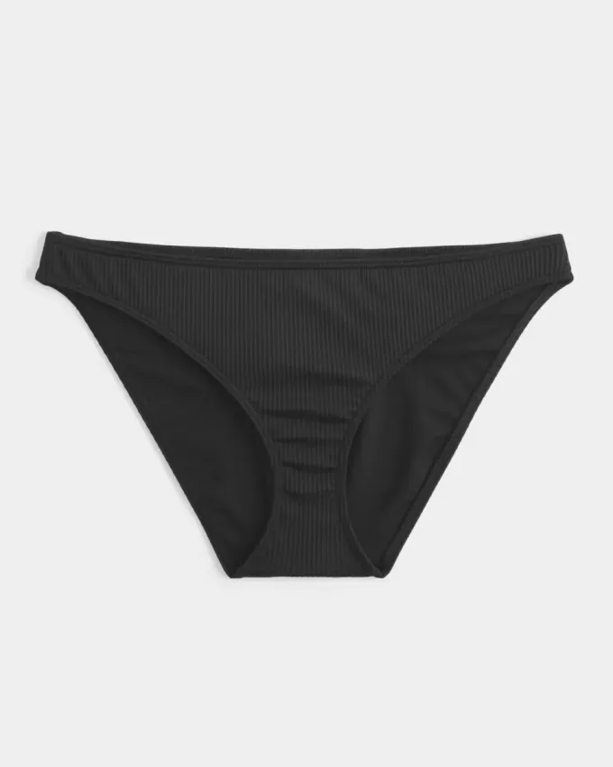 Parte de jos de bikini cu nervuri