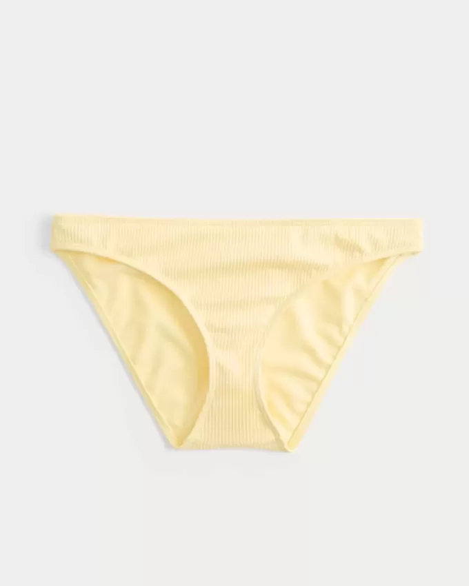 Parte de jos de bikini cu nervuri