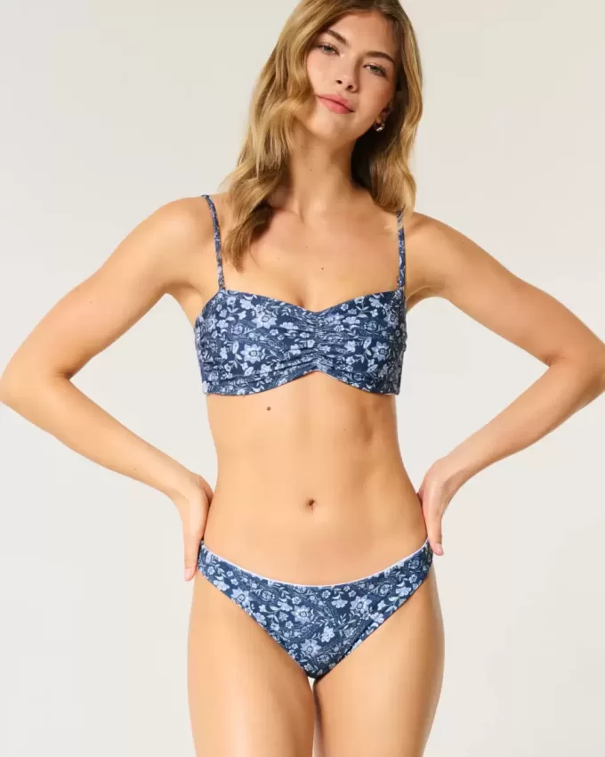 Parte de jos de bikini reversabilă, cu talie joasă Parte de jos de bikini reversabilă, cu talie joasă