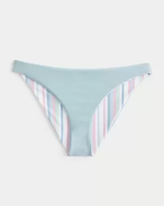 Parte de jos de bikini reversabilă, cu talie joasă