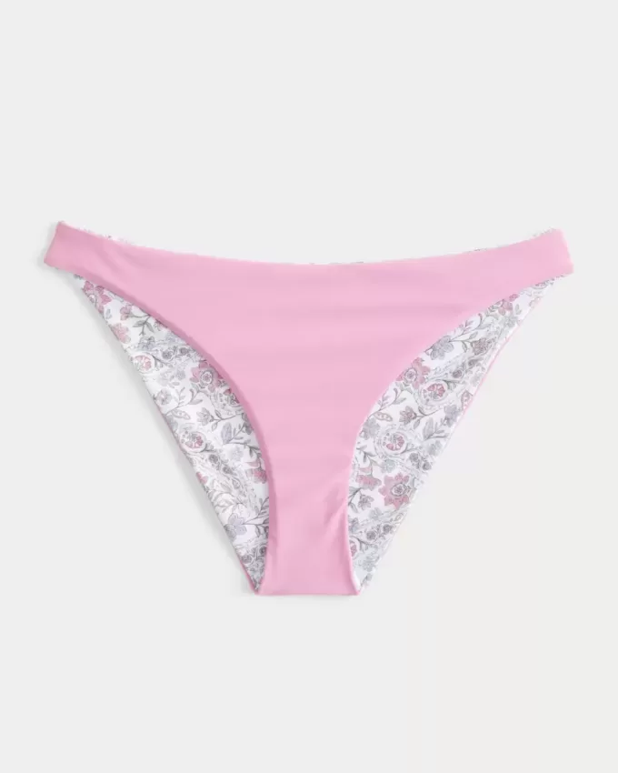 Parte de jos de bikini reversabilă, cu talie joasă Parte de jos de bikini reversabilă, cu talie joasă
