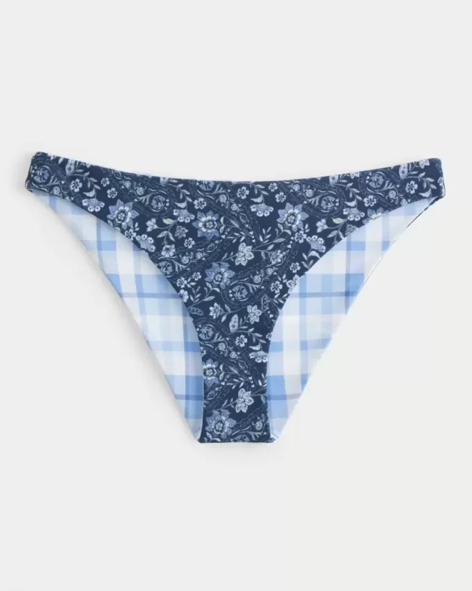 Parte de jos de bikini reversabilă, cu talie joasă Parte de jos de bikini reversabilă, cu talie joasă