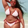 Partea de jos de bikini cheeky cu cravată laterală Partea de jos de bikini cheeky cu cravată laterală