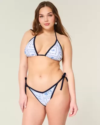 Partea de jos de bikini cheeky cu cravată laterală