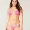 Partea de jos de bikini cheeky cu cravată laterală Partea de jos de bikini cheeky cu cravată laterală