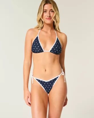 Partea de jos de bikini cheeky cu cravată laterală