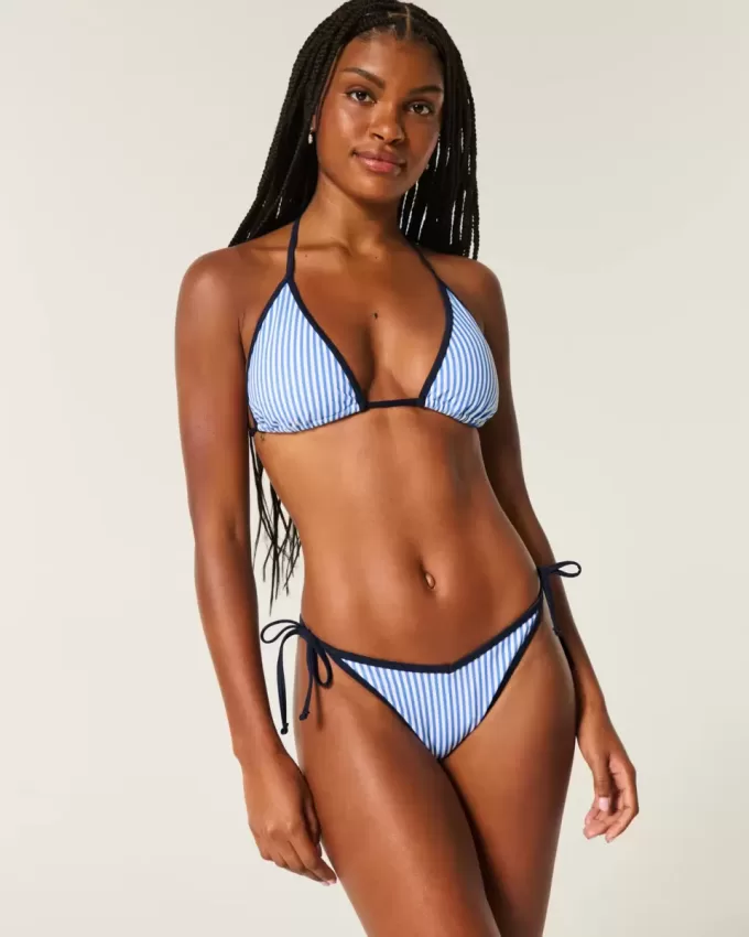 Partea de jos de bikini cheeky cu cravată laterală Partea de jos de bikini cheeky cu cravată laterală