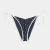 Partea de jos de bikini cheeky cu cravată laterală Partea de jos de bikini cheeky cu cravată laterală