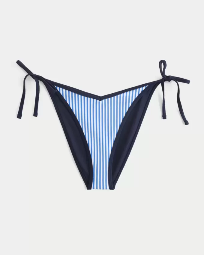 Partea de jos de bikini cheeky cu cravată laterală Partea de jos de bikini cheeky cu cravată laterală