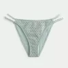 Partea de jos de bikini cheeky în stil croșetat Partea de jos de bikini cheeky în stil croșetat