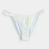 Partea de jos de bikini cu bretele cu picioare înalte Partea de jos de bikini cu bretele cu picioare înalte