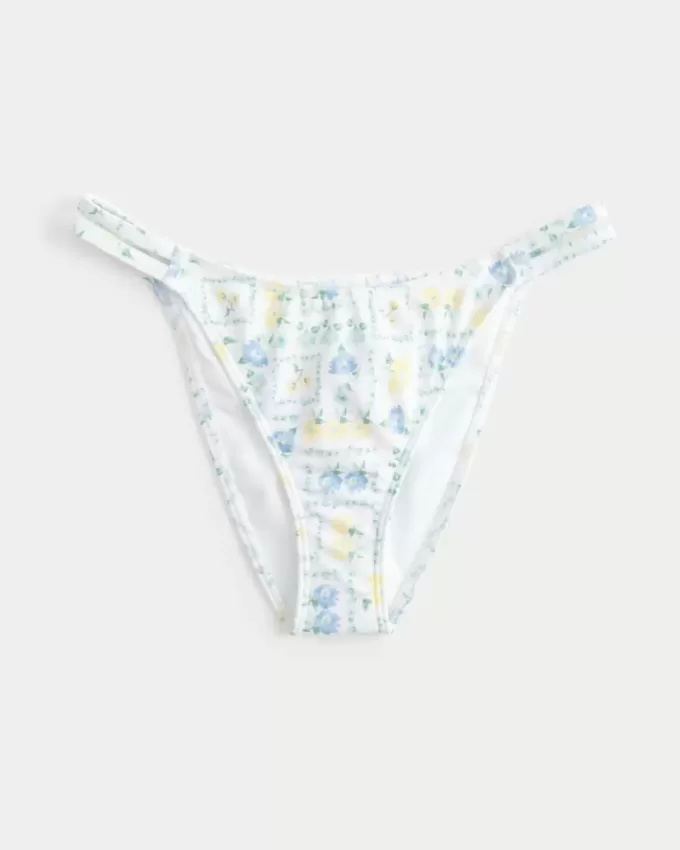 Partea de jos de bikini cu bretele duble Partea de jos de bikini cu bretele duble