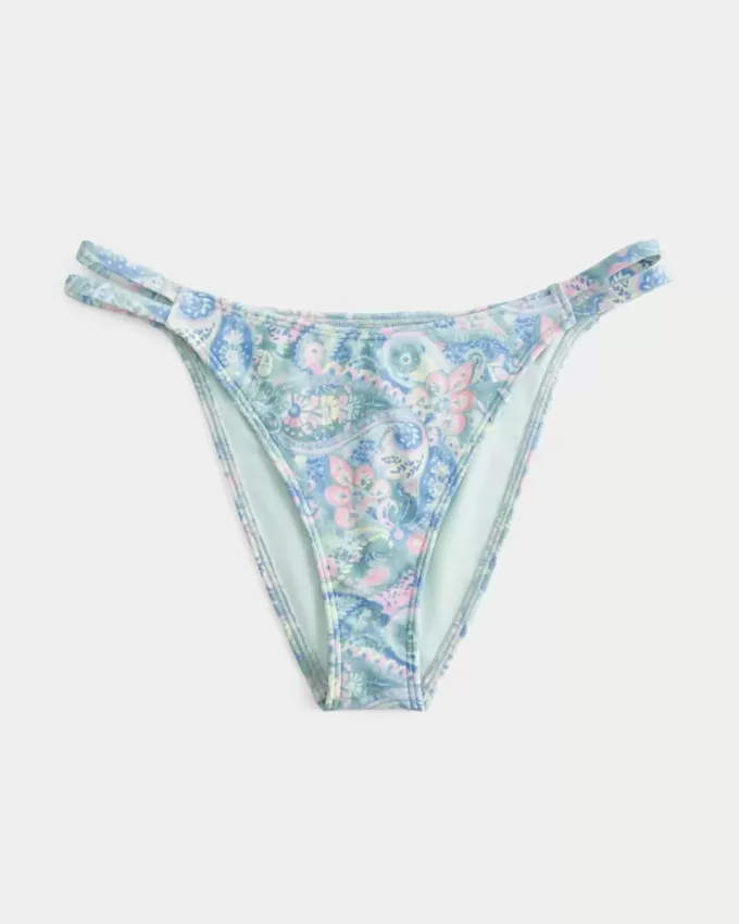 Partea de jos de bikini cu bretele duble Partea de jos de bikini cu bretele duble