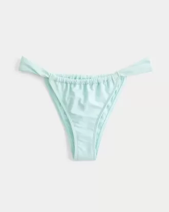 Partea de jos de bikini cu bretele late, cu picioare înalte
