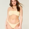 Partea de jos de bikini cu bretele late din Jacquard Partea de jos de bikini cu bretele late din Jacquard