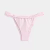 Partea de jos de bikini cu bretele late din Jacquard Partea de jos de bikini cu bretele late din Jacquard