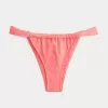 Partea de jos de bikini cu bretele slabe din jacquard Partea de jos de bikini cu bretele slabe din jacquard