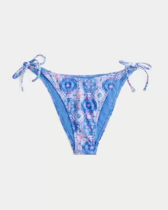 Partea de jos de bikini cu cravată laterală
