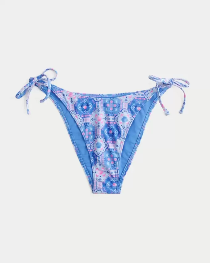 Partea de jos de bikini cu cravată laterală Partea de jos de bikini cu cravată laterală