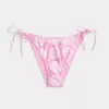 Partea de jos de bikini cu cravată laterală Partea de jos de bikini cu cravată laterală