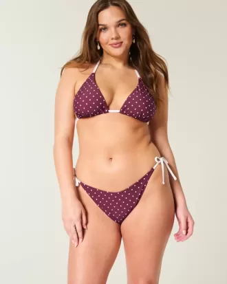Partea de jos de bikini cu cravată laterală