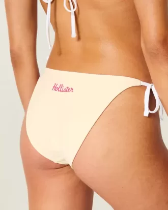 Partea de jos de bikini cu cravată laterală