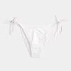 Partea de jos de bikini cu cravată laterală Partea de jos de bikini cu cravată laterală