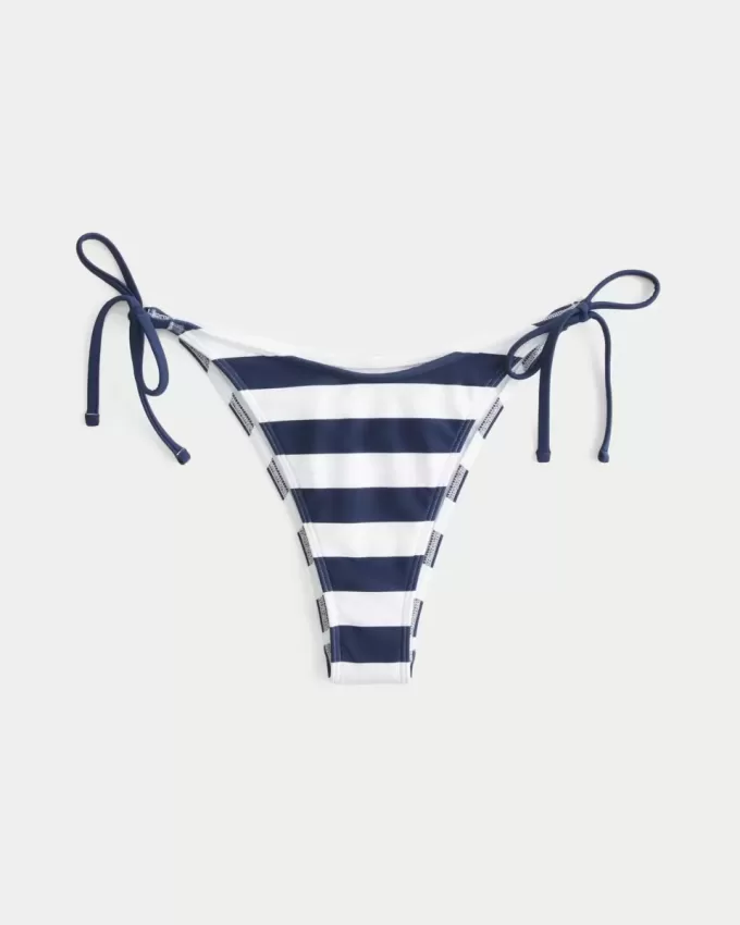 Partea de jos de bikini cu cravată laterală Partea de jos de bikini cu cravată laterală