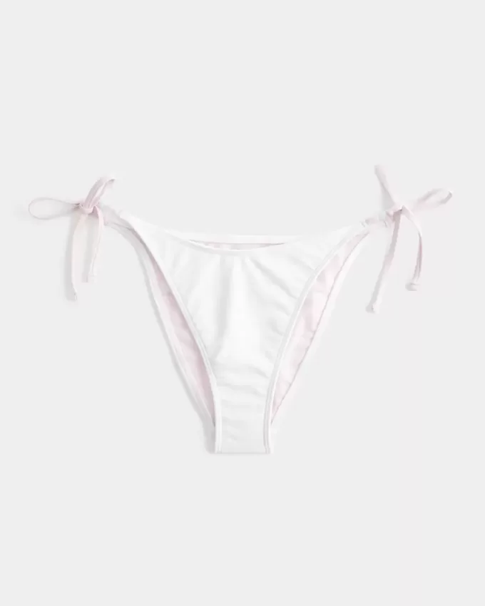 Partea de jos de bikini cu cravată laterală Partea de jos de bikini cu cravată laterală